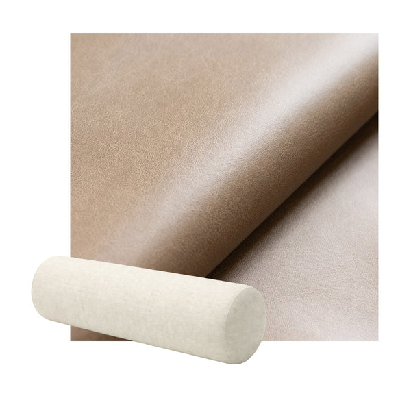 Mushroom Faux Leather Bolster Pillow