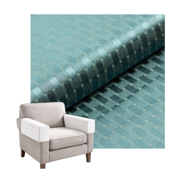 Checker Jade Green Custom Armrest Cover