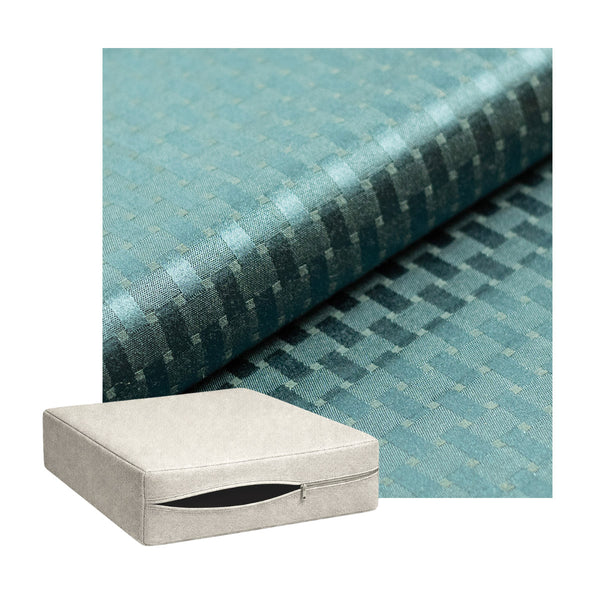 Checker Jade Green Custom Cushion Cover