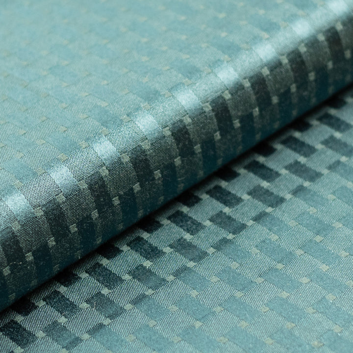 Checker Jade Green Throw Pillow