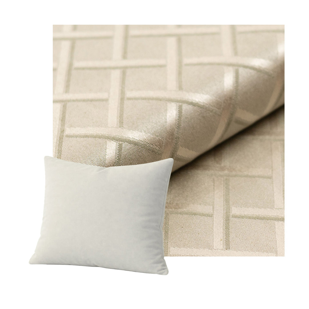 Steel Gray Lattice Throw Pillow
