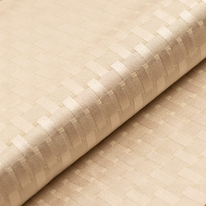 Checker Cream Throw Pillow