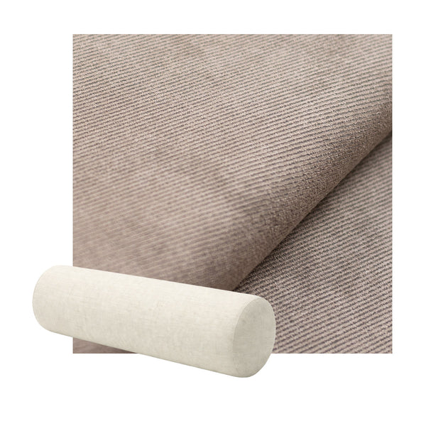 Greige Performance Twill Bolster Pillow