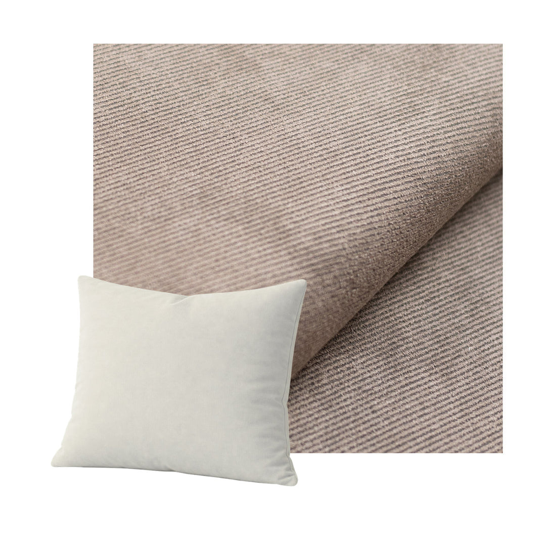 Stone Gray Performance Twill Throw Pillow