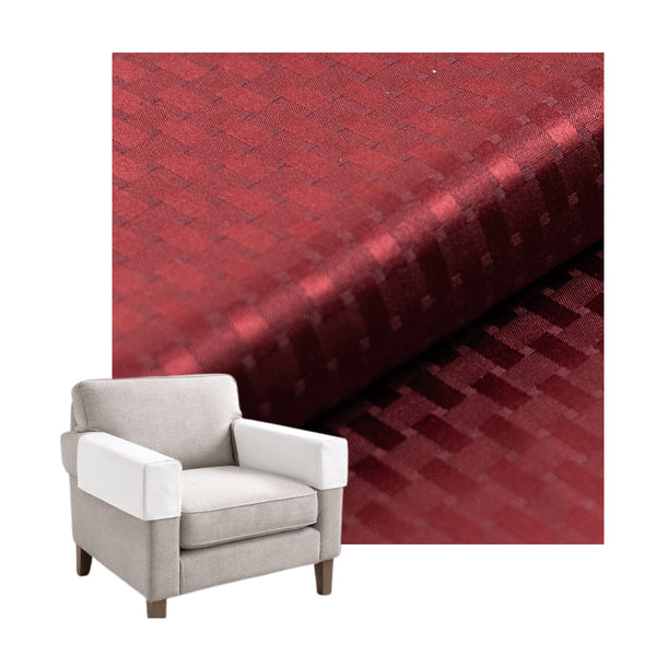 Checker Ruby Red Custom Armrest Cover