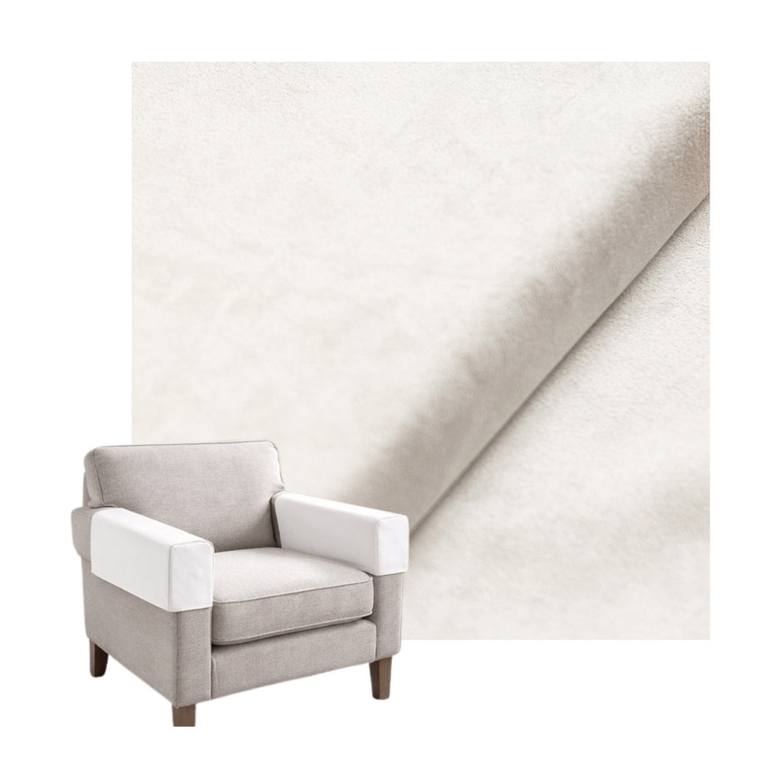 Pure White Custom Armrest Cover