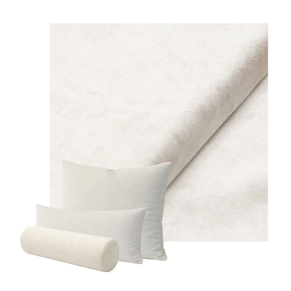 Pure White SuedeTouch Custom Pillow Cover