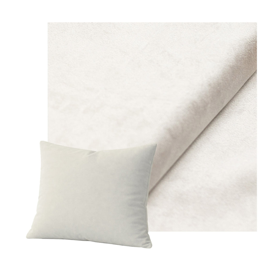 Pure White SuedeTouch Throw Pillow