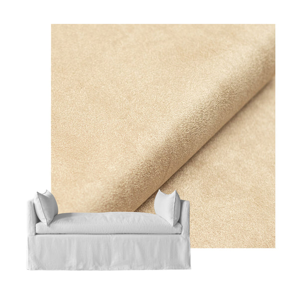 Soft Cream SuedeTouch Custom Daybed Cover