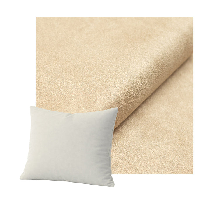 Soft Cream SuedeTouch Throw Pillow