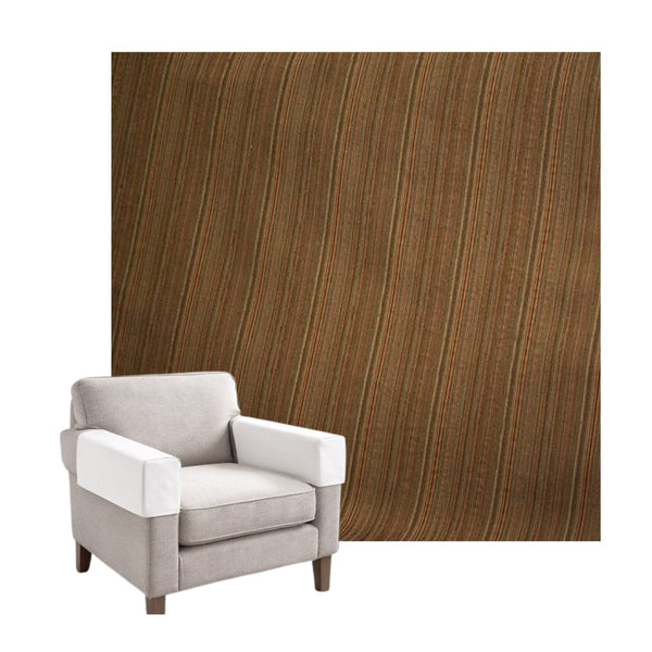 Brown Stripe Custom Armrest Cover