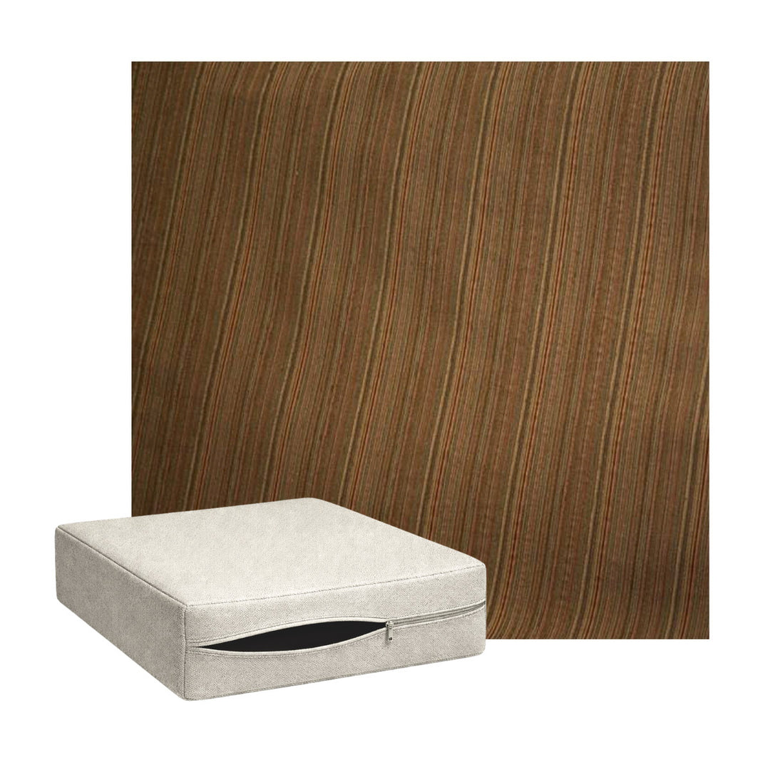 Brown Stripe Custom Cushion Cover