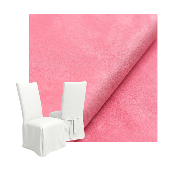 Rose Pink SuedeTouch Custom Dining Chair Cover