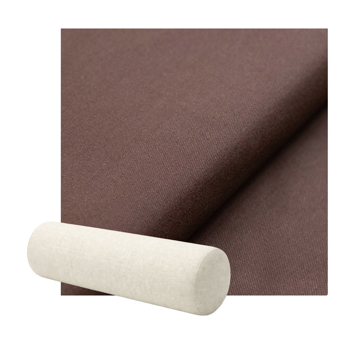 Chocolate Brown Heavyduty Canvas Bolster Pillow