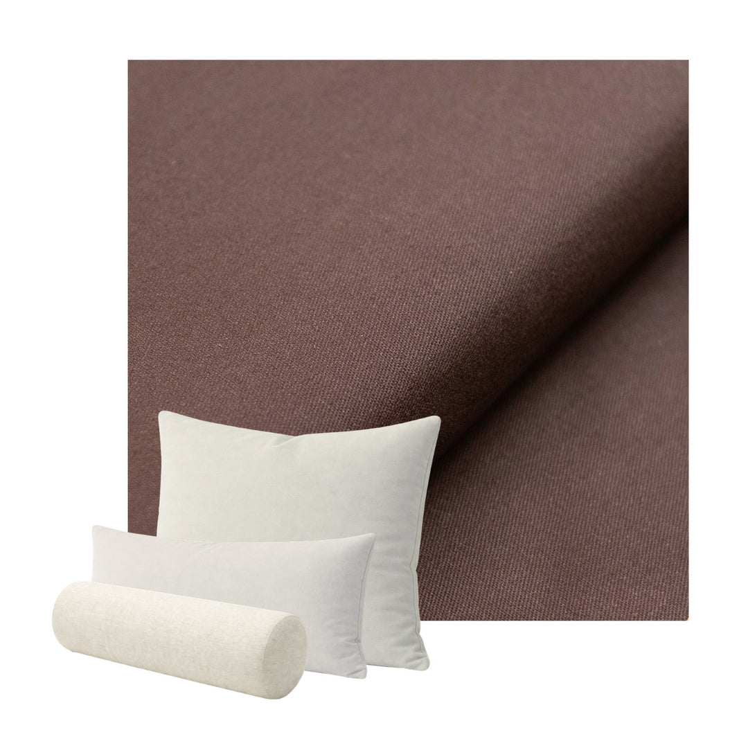Chocolate Brown Heavyduty Canvas Custom Pillow Cover