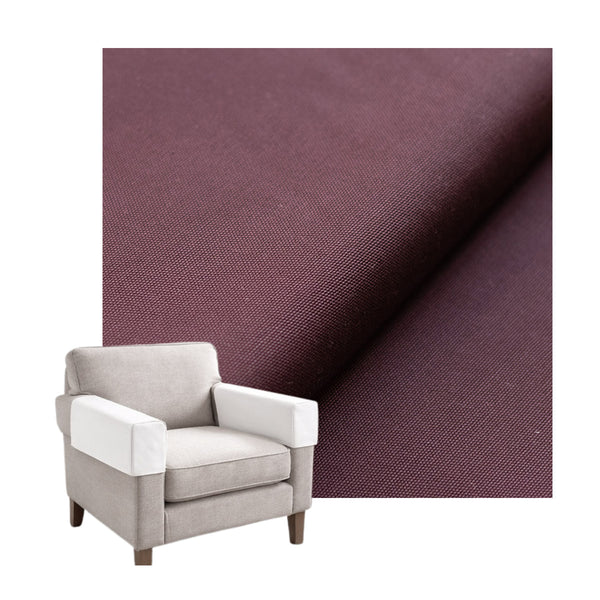 Eggplant Heavyduty Canvas Custom Armrest Cover