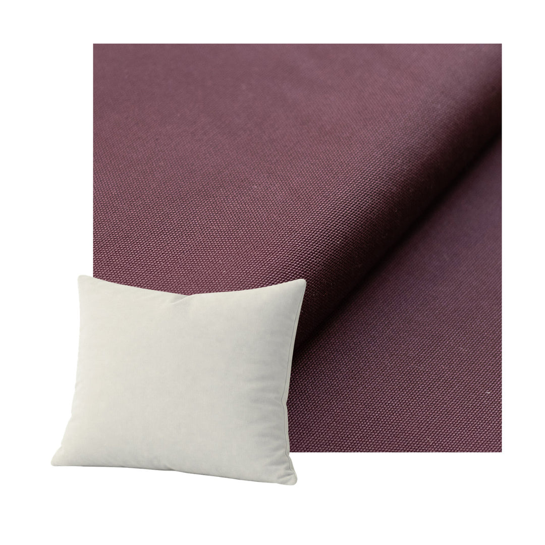 Eggplant Heavyduty Canvas Throw Pillow