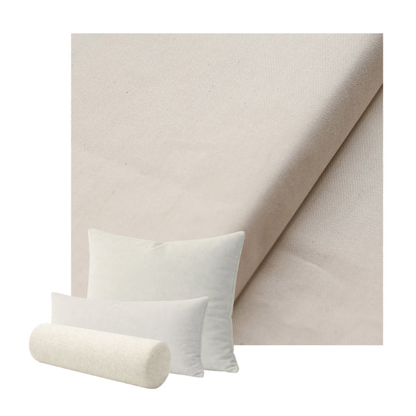 Solid Natural Custom Pillow Cover