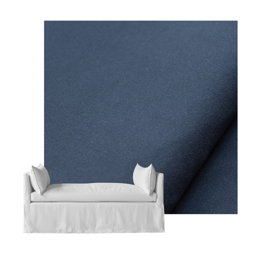 Navy Blue Canvas Custom Daybed Cover