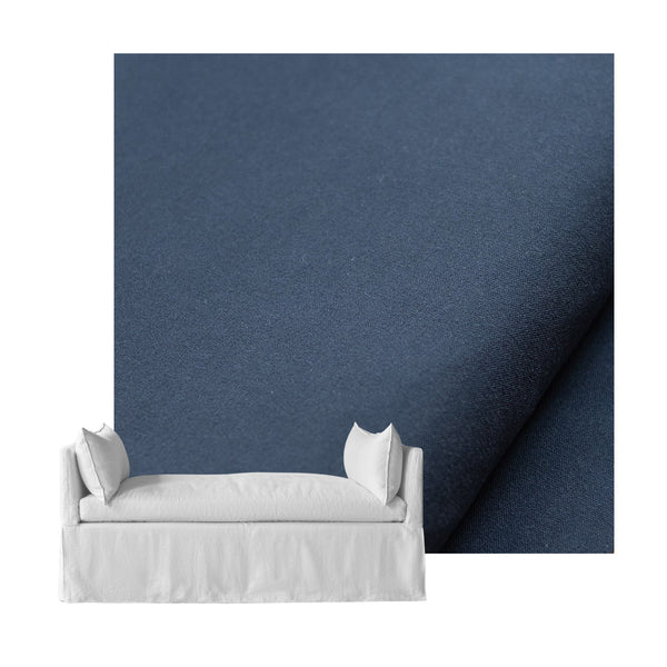 Navy Blue Canvas Custom Daybed Cover