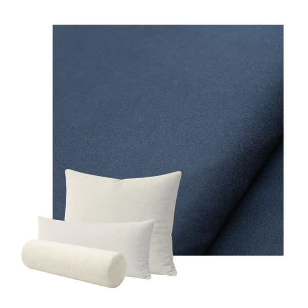 Navy Blue Canvas Custom Pillow Cover