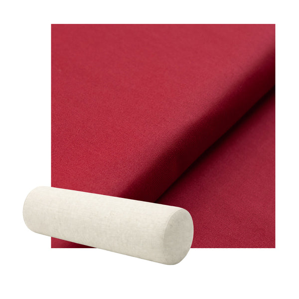 True Red Canvas Bolster Pillow