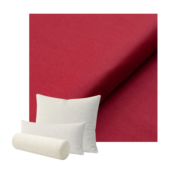 True Red Canvas Custom Pillow Cover