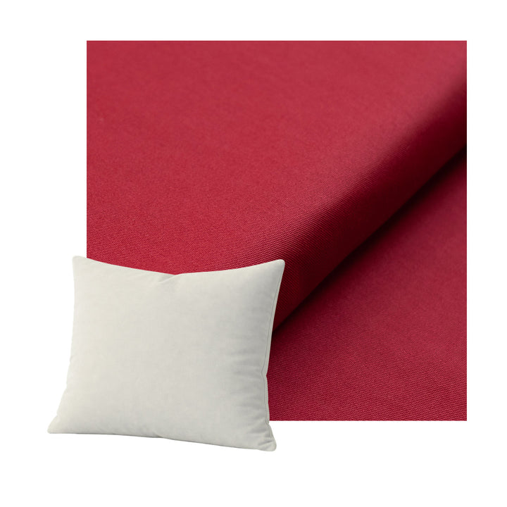 True Red Canvas Throw Pillow