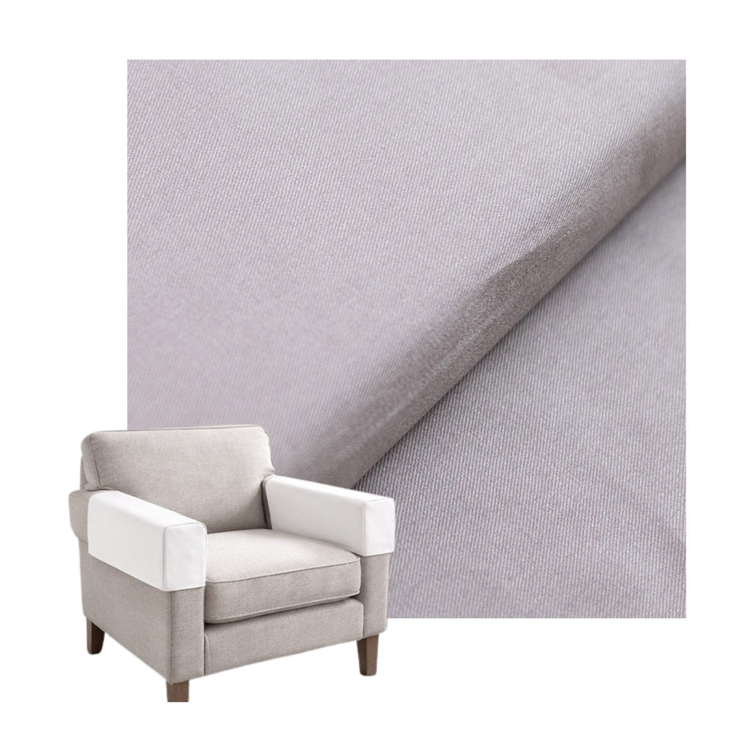 Gray Smoke Canvas Custom Armrest Cover
