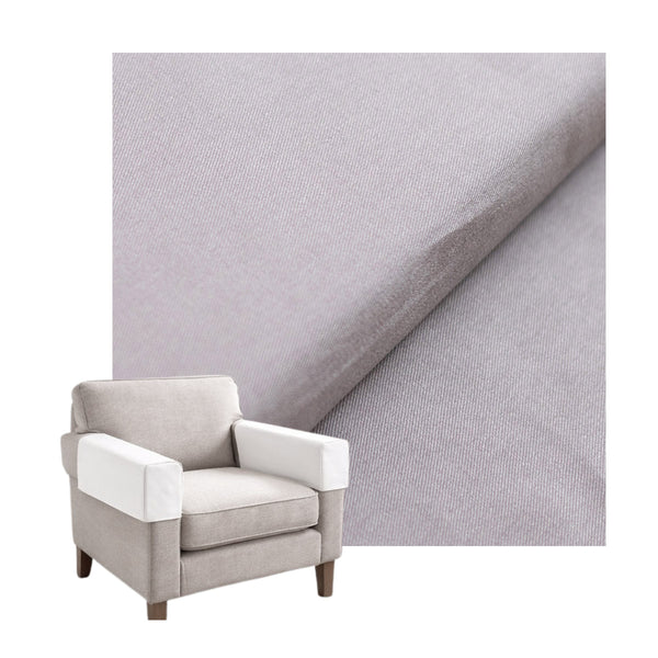 Gray Smoke Canvas Custom Armrest Cover