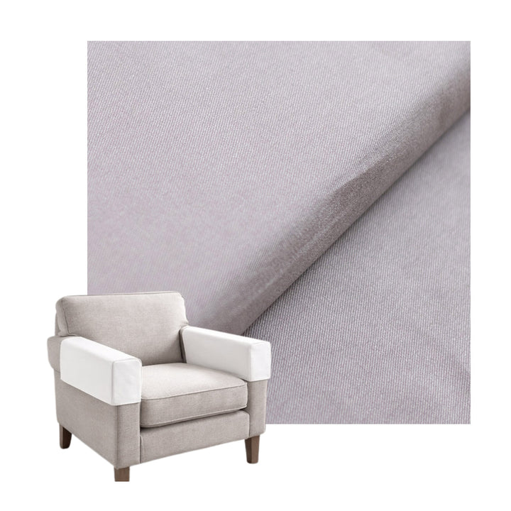 Gray Smoke Canvas Custom Armrest Cover
