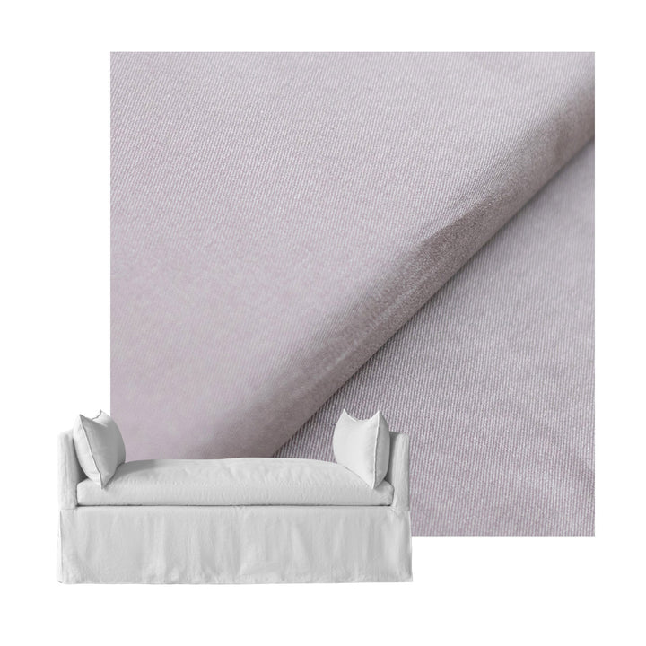 Gray Smoke Canvas Custom Daybed Cover