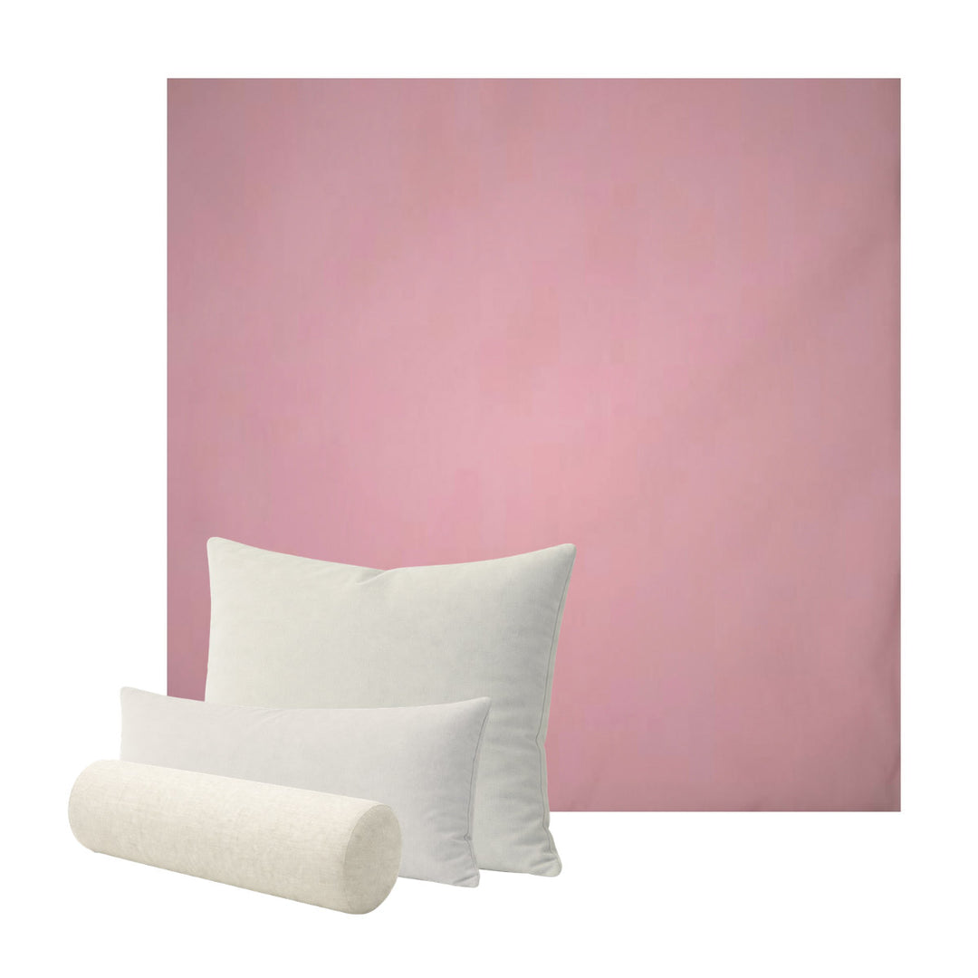Blush Pink Canvas Custom Pillow Cover