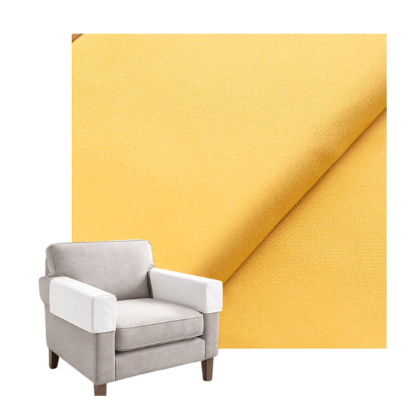 Sunshine Yellow Canvas Custom Armrest Cover