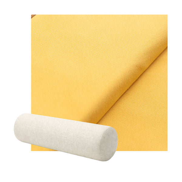 Relaxed Sunshine Yellow Canvas Bolster Pillow