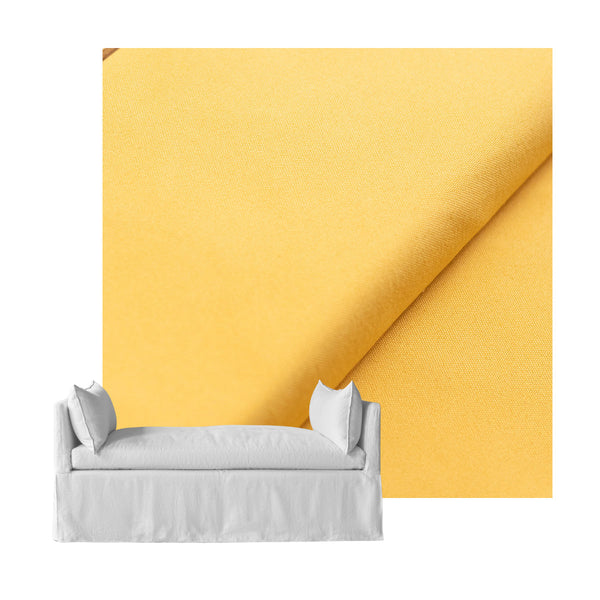 Sunshine Yellow Canvas Custom Daybed Cover