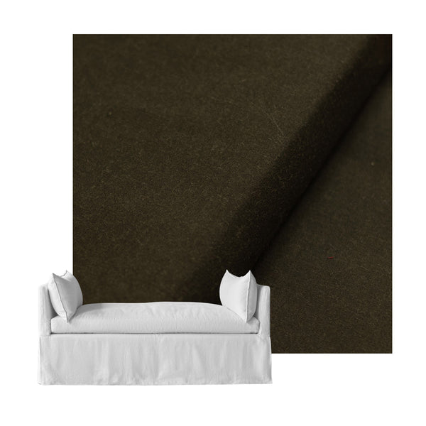 Durable Army Green Custom Daybed Cover