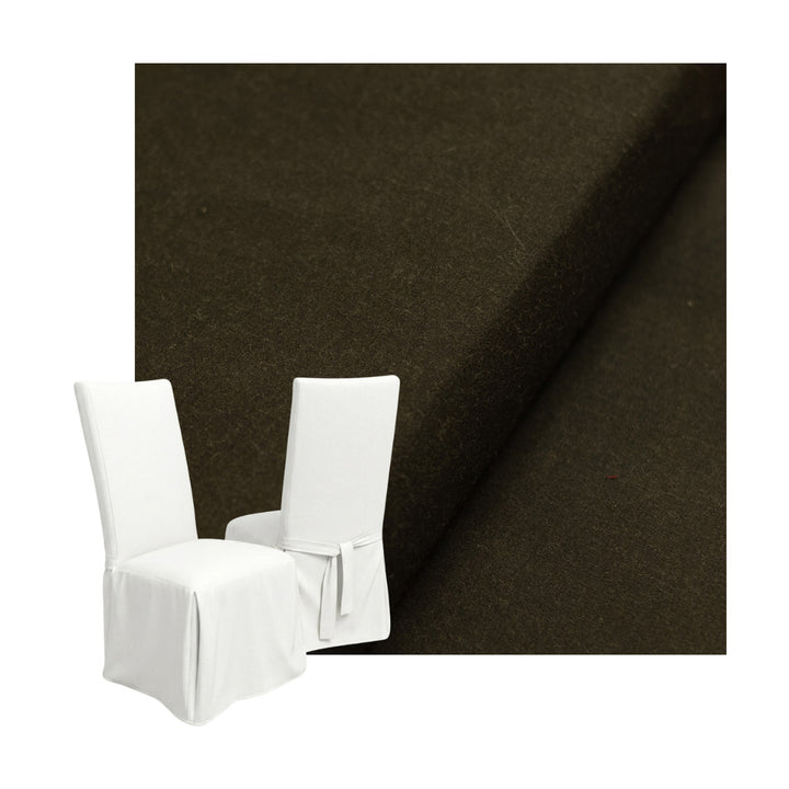 Durable Army Green Custom Dining Chair Cover