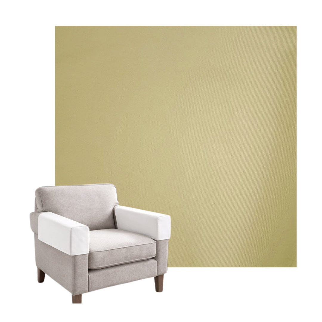 Pistachio Green Twill Custom Armrest Cover
