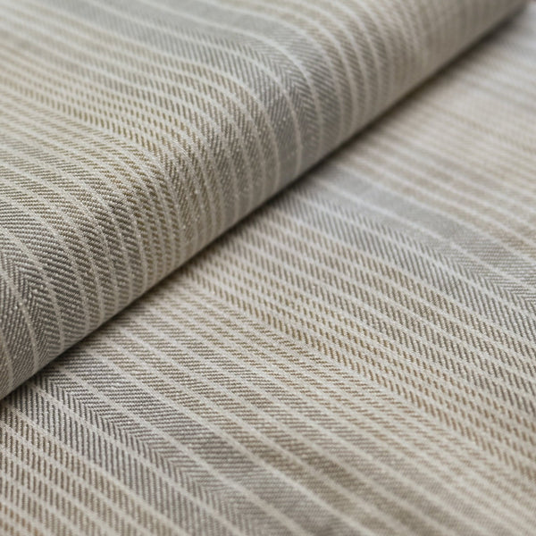 Country House Herringbone Custom Ottoman Cover
