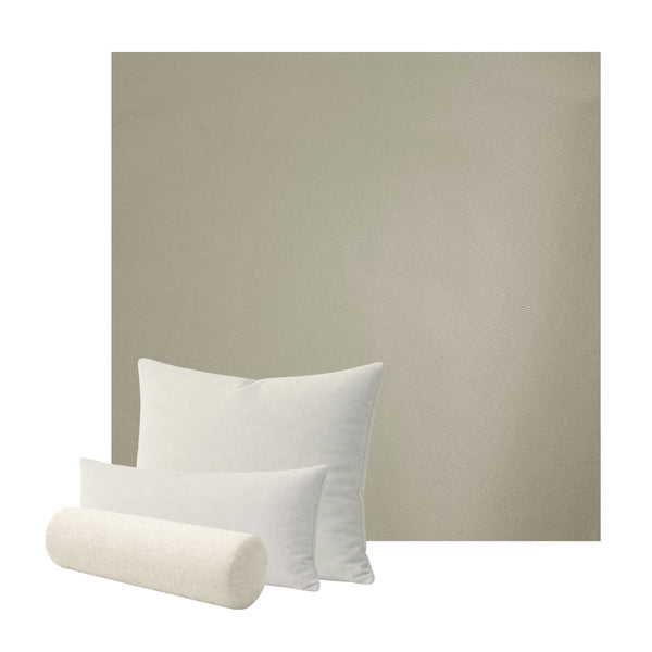 Ash Performance Canvas Custom Pillow Cover