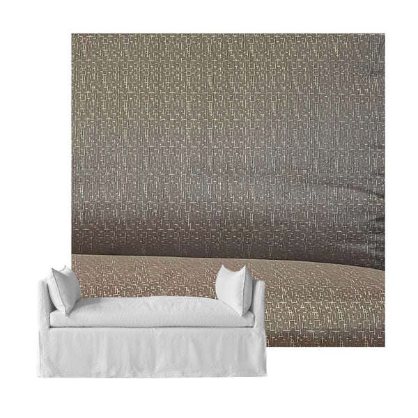 Silky Greige Bamboo Blend Custom Daybed Cover