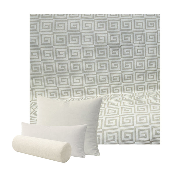 Ivory Greek Custom Pillow Cover