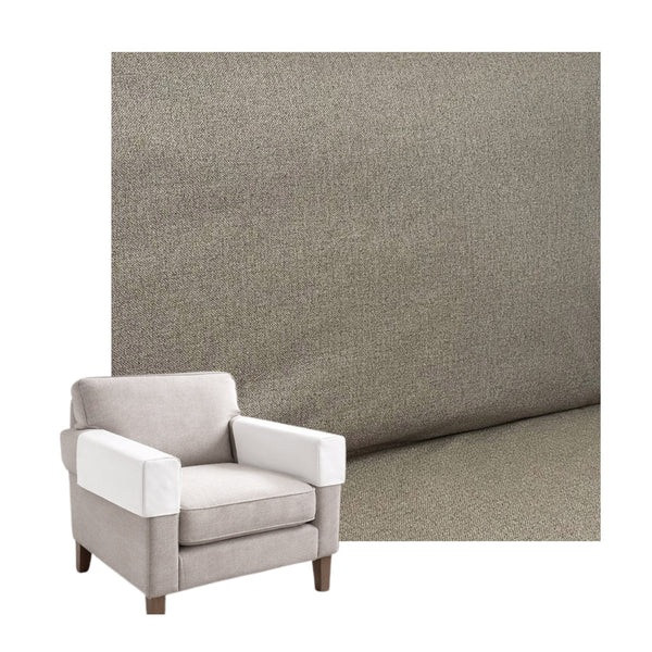 Soft Greige Custom Armrest Cover