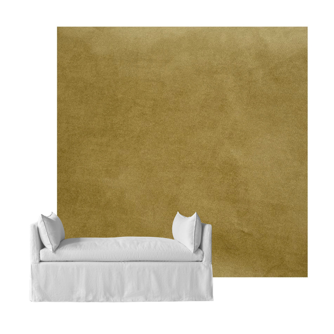 Golden Flax Performance Twill Custom Daybed Cover