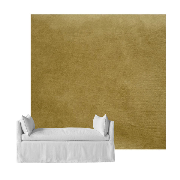 Golden Flax Performance Twill Custom Daybed Cover