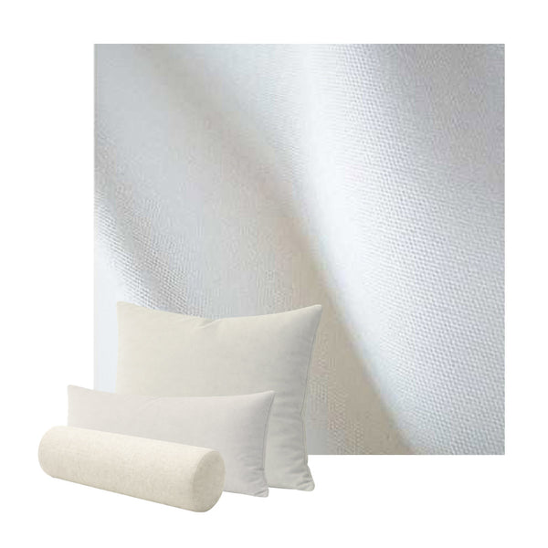 Classic White Canvas Custom Pillow Cover