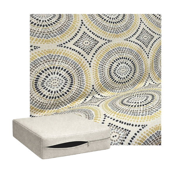 Geometric Medallion Custom Cushion Cover