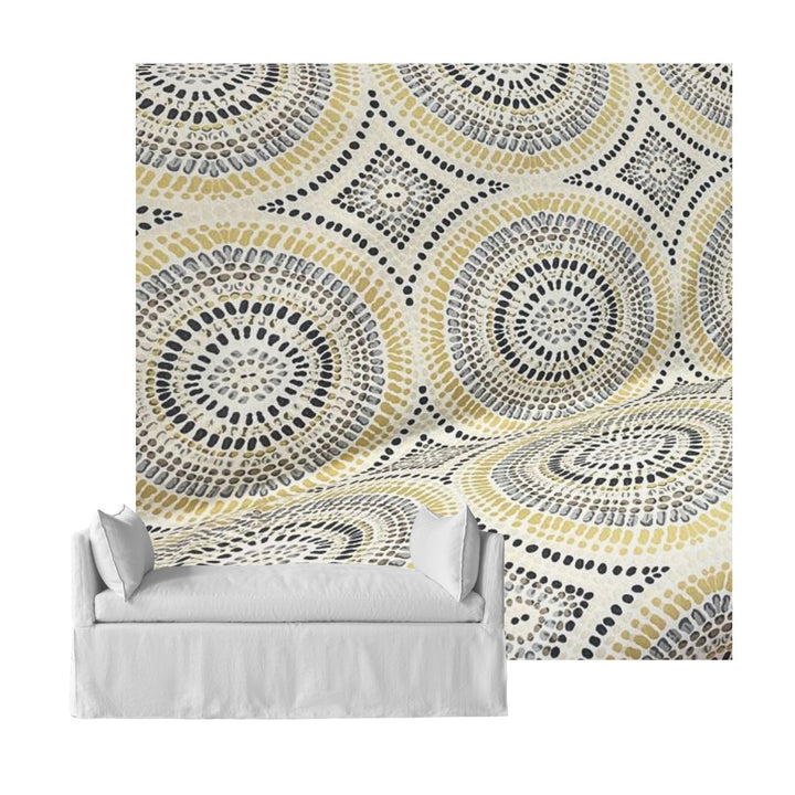 Geometric Medallion Custom Daybed Cover