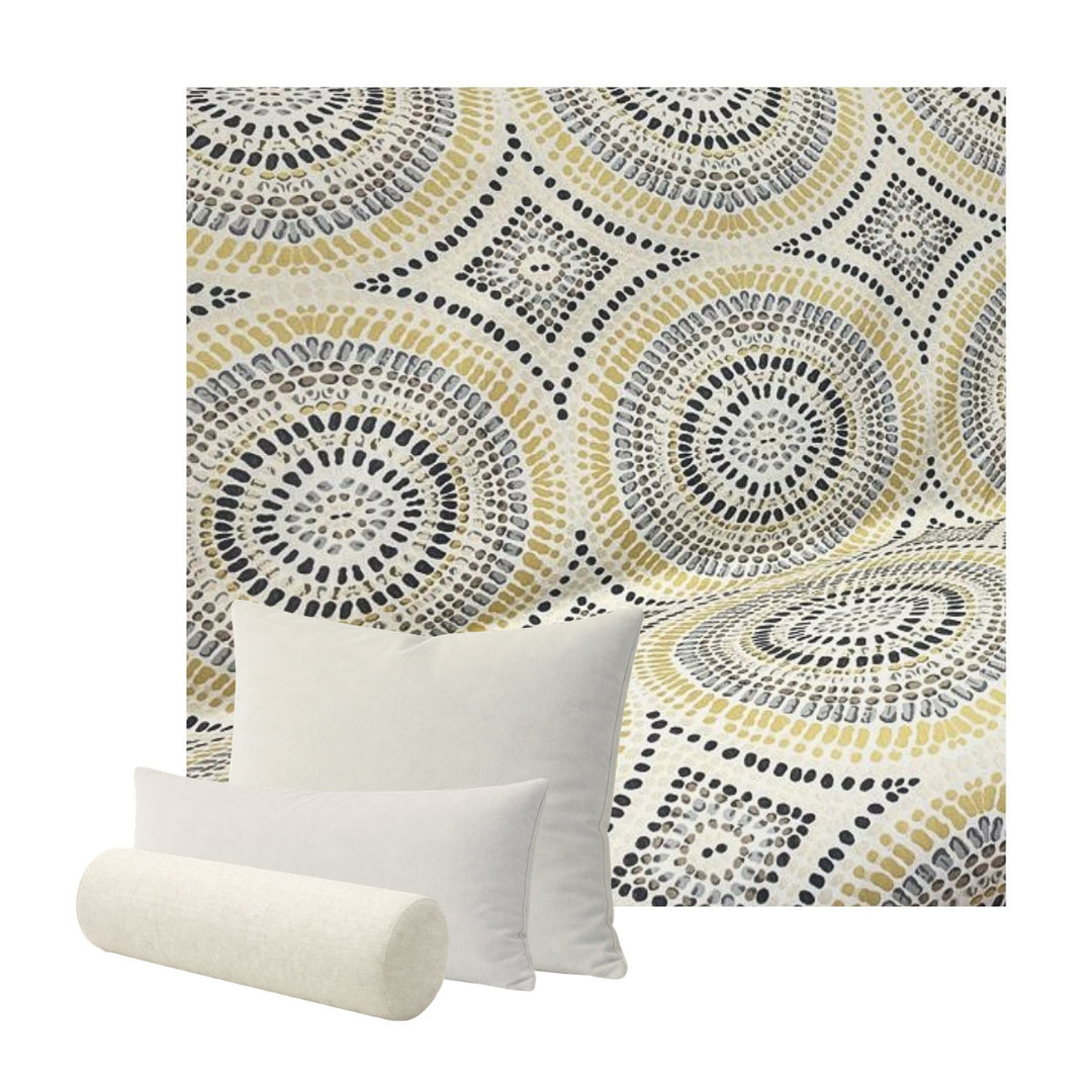 Geometric Medallion Custom Pillow Cover